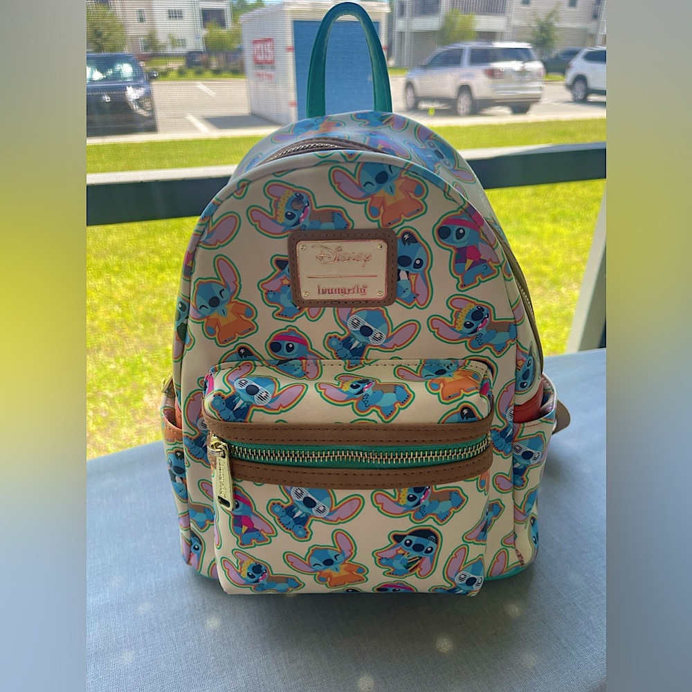 Loungefly Disney Lilo & Stitch Decade Outfits Mini Backpack